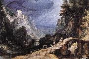 BRIL, Paul Mountain Scene fg France oil painting reproduction